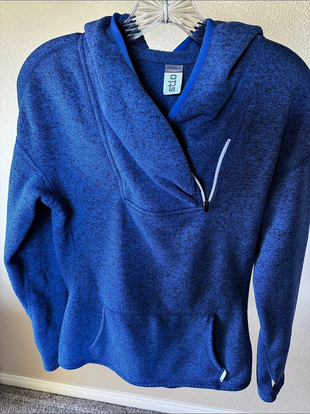 Stio Blue Pullover Hoodie Like New